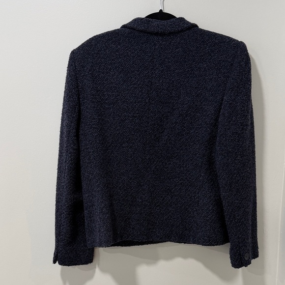 Jones New York Dark Purple/Black Textured Blazer - Picture 2 of 8